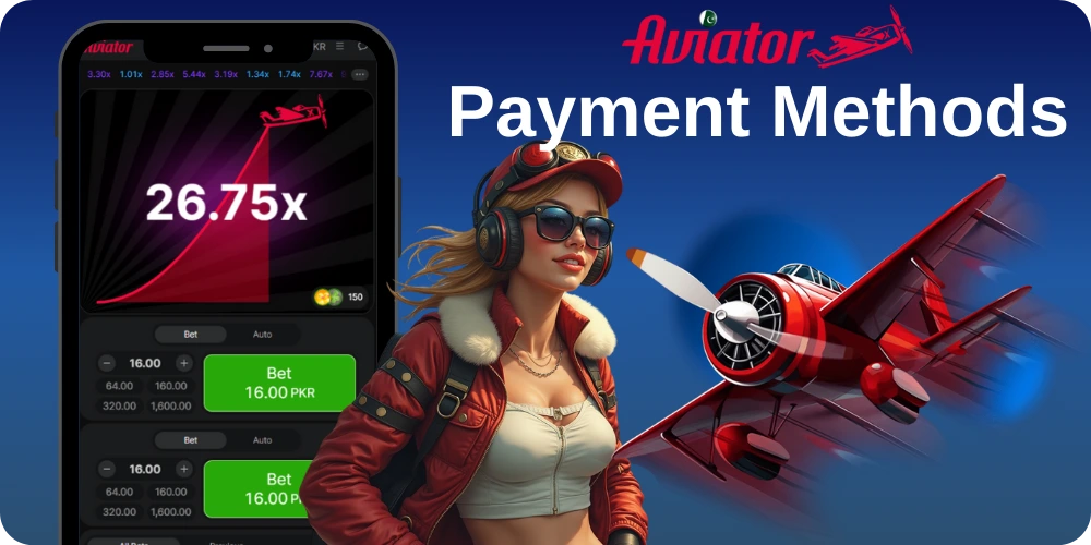 Payment Methods in the game Aviator